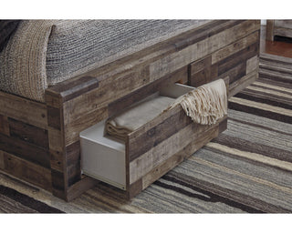 Derekson King Panel Bed with 2 Storage Drawers
