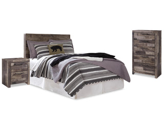 Derekson Full Panel Headboard, Chest and Nightstand
