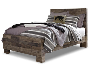 Derekson Full Panel Bed, Dresser, Mirror and Nightstand