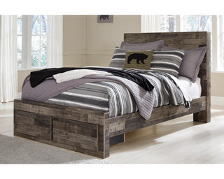 Derekson Full Panel Storage Bed with Nightstand