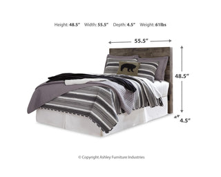 Derekson Full Panel Headboard, Chest and Nightstand