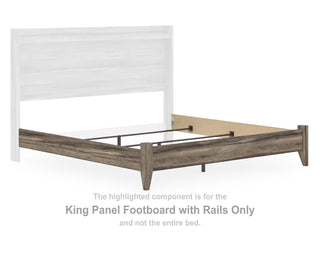 Elbrim King Panel Footboard with Rails