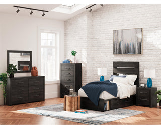 Hollivern Twin Panel Storage Bed