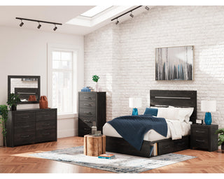 Hollivern Full Panel Storage Bed