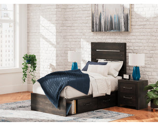 Hollivern Twin Panel Storage Bed