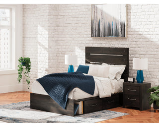 Hollivern Full Panel Storage Bed
