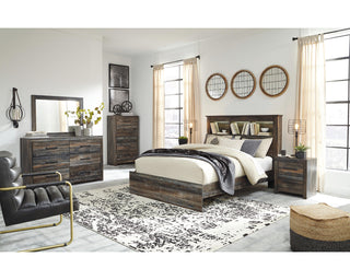 Drystan Queen Bookcase Bed