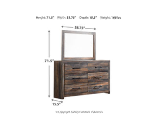 Drystan Dresser and Mirror