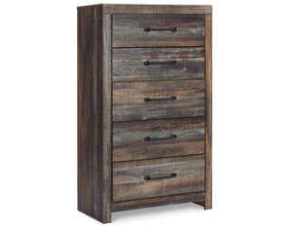 Drystan Queen Bookcase Storage Bed, Chest and 2 Nightstands