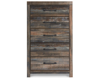 Drystan Queen Panel Bed with Storage, Chest and Nightstand