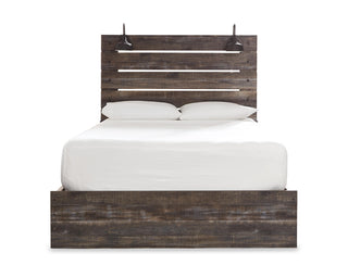 Drystan Queen Panel Bed with Storage, Chest and Nightstand