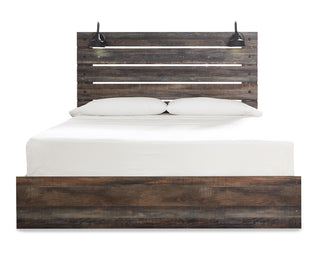 Drystan King Panel Bed and 2 Nightstands