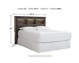 Drystan Queen Bookcase Headboard