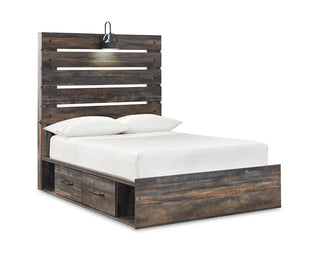 Drystan Full Panel Bed and 2 Nightstands