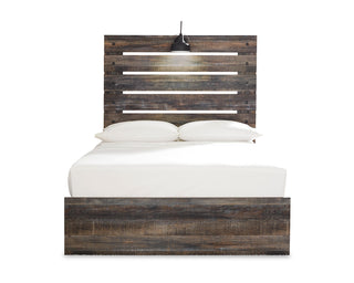 Drystan Full Panel Bed with 4 Storage Drawers