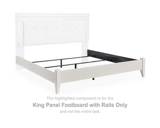 Zyniden King Panel Footboard with Rails