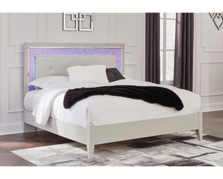 Zyniden Queen Upholstered Panel Bed