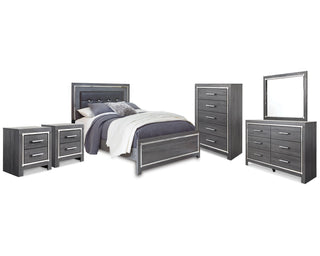 Lodanna Queen Panel Bed, Dresser, Mirror, Chest and 2 Nightstands