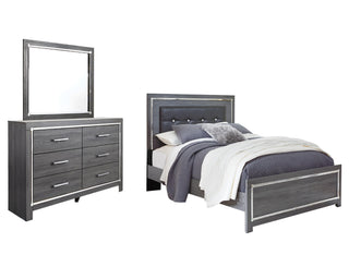 Lodanna Queen Panel Bed, Dresser and Mirror