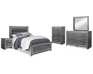 Lodanna Queen Panel Bed, Dresser, Mirror, Chest and Nightstand
