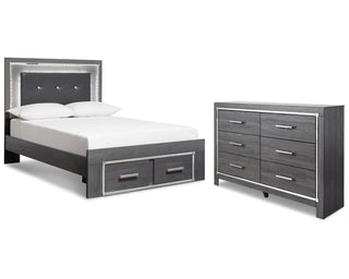 Lodanna Full Panel Storage Bed and Dresser