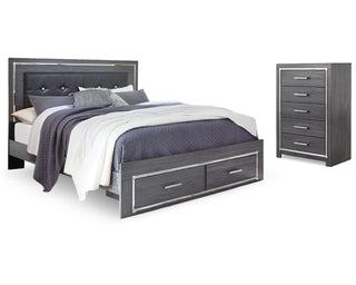 Lodanna King Storage Bed and Chest