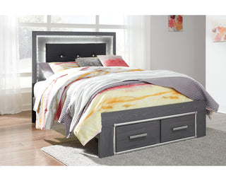 Lodanna Full Panel Storage Bed and Dresser