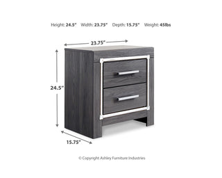 Lodanna King/Cal King Panel Headboard, Dresser, Mirror and 2 Nightstands