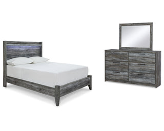 Baystorm Full Panel Bed, Dresser and Mirror