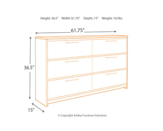 Baystorm Twin Panel Bed and Dresser
