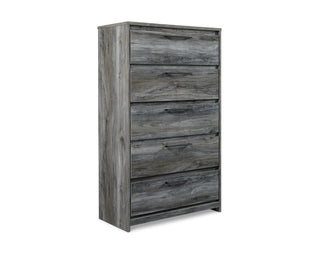 Baystorm King Panel Bed, Dresser, Mirror and Chest