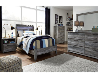 Baystorm Twin Panel Bed and Dresser
