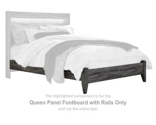 Baystorm Queen Panel Footboard with Rails