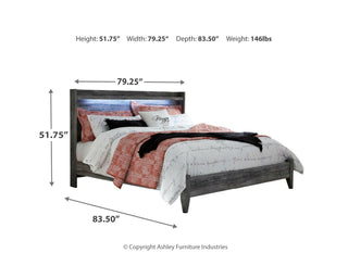 Baystorm King Panel Bed, Dresser, Mirror and Chest