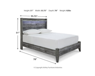 Baystorm Full Panel Bed and Chest