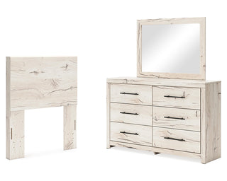 Lawroy Twin Panel Headboard, Dresser and Mirror