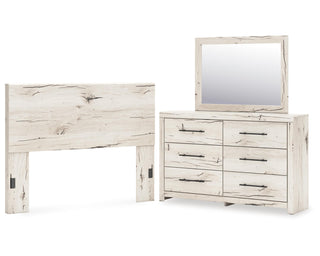 Lawroy Queen Panel Headboard, Dresser and Mirror