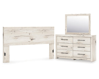 Lawroy King Panel Headboard, Dresser and Mirror