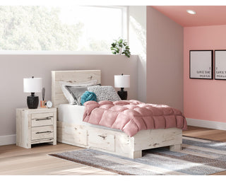 Lawroy Twin Panel Bed with Storage