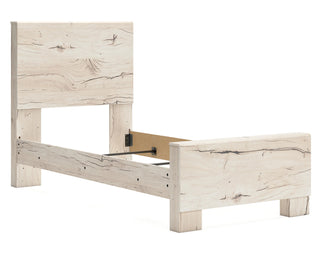 Lawroy Twin Panel Bed, Dresser and Mirror