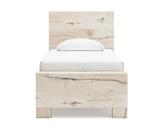 Lawroy Twin Panel Bed, Dresser and Mirror