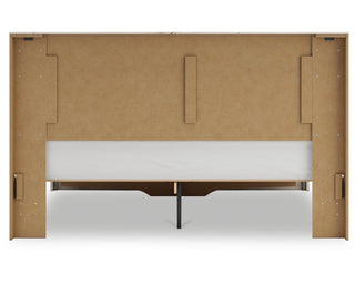 Lawroy King Panel Storage Bed, Dresser, Mirror and Nightstand