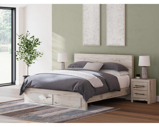 Lawroy King Storage Bed, Dresser and Nightstand
