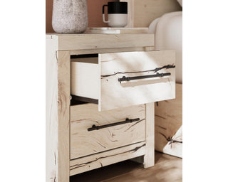 Lawroy King Panel Bed, Dresser, Mirror and Nightstand