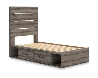 Graystorm Twin Panel Storage Bed