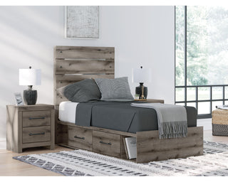 Graystorm Twin Panel Storage Bed