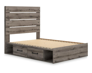 Graystorm Full Panel Storage Bed