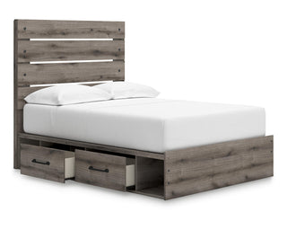 Graystorm Full Panel Storage Bed