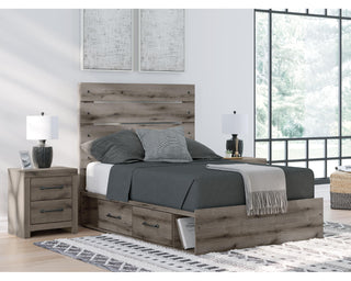 Graystorm Full Panel Storage Bed