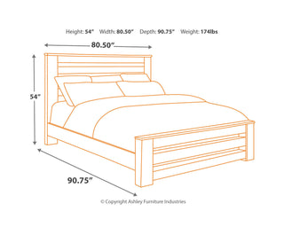 Zelen King Panel Bed, Dresser, Mirror and Nightstand